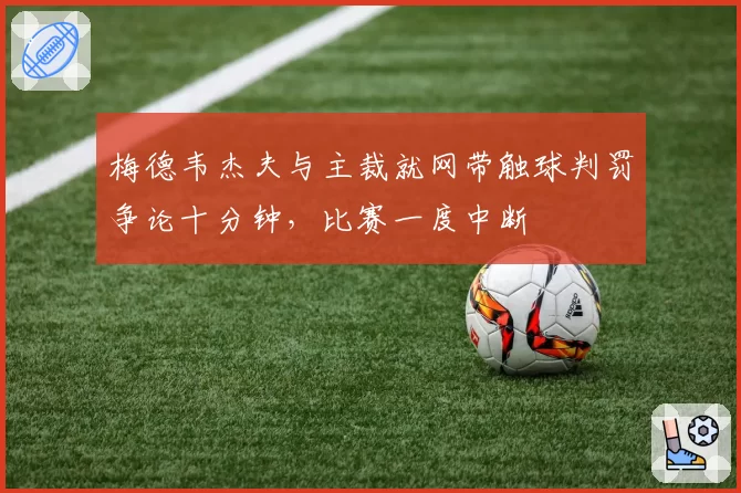 梅德韦杰夫与主裁就网带触球判罚争论十分钟,比赛一度中断